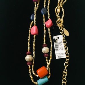 NEW CHICO'S MULTI COLOR MULTI BEADS NECKLACE